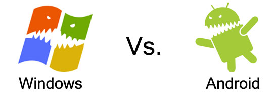 Windows vs. Android operációs rendszer Windows vs. Android operációs rendszer