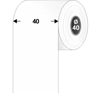 40 mm Textil Folyamatos kellékanyag Tezeko Fehér ( 50 m )