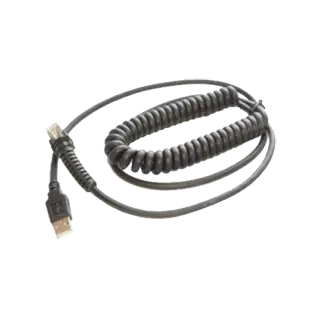 Datalogic Kábel, USB, Spirál, CAB-524, 2,6M