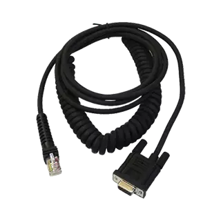 Datalogic RS232 CSatlakozó Kábel, Spirál, 2,4 M