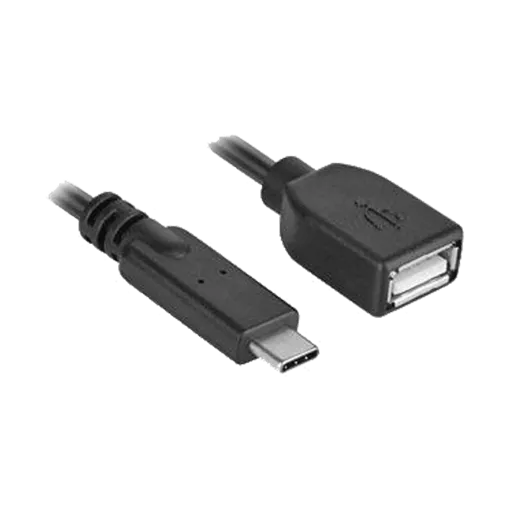 Datalogic USB-A Kábel, Egyenes, 3 méter, Tápcsatlakozó, Fekete (A Wlc4X90 Kommunikációs Dokkolókhoz)