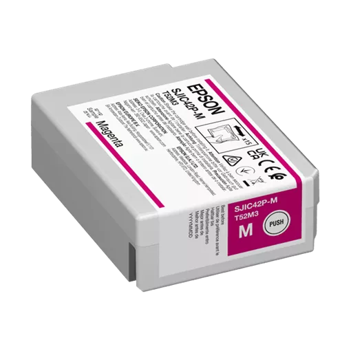 Epson SJIC42P-M Colorworks C4000 Tintapatron, Bíborvörös (Magenta), Ultrachrom