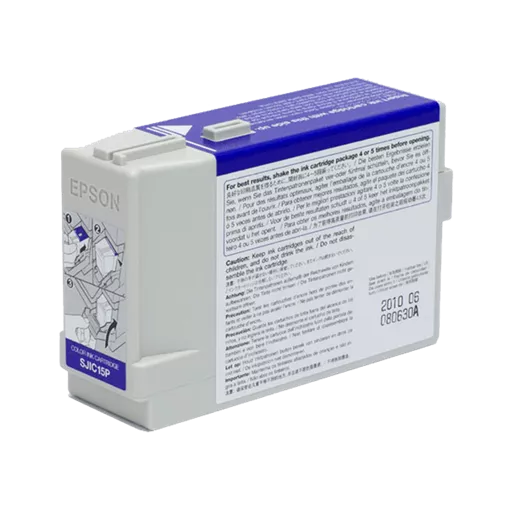 Epson SJIC15P(CMY) Colorworks C3400 Tintapatron, Kék, Bíborvörös, Sárga