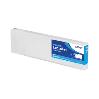 Epson SJIC30P(C) Colorworks C7500G Tintapatron, Kék (Cyan)