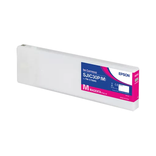 Epson SJIC30P(M) Colorworks C7500G Tintapatron, Bíborvörös (Magenta)