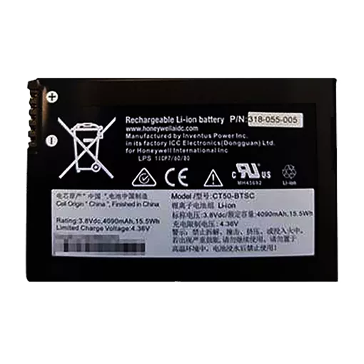 Honeywell CT60XP Atex akkumulátor, 4020 mAh