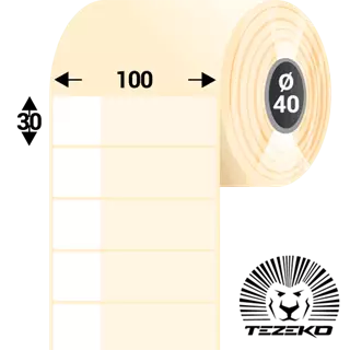Kábeljelölő, 100 * 30 mm-es 1 pályás műanyag etikett címke (500 címke/tekercs)