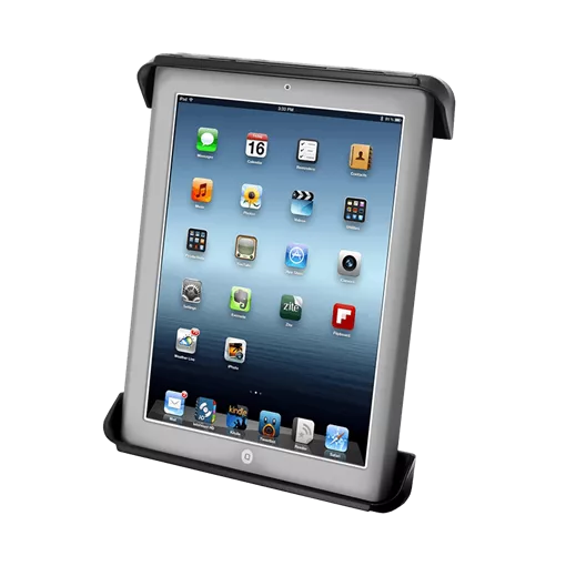 RAM MOUNTS TAB-TITE TABLET TARTÓ, UNIVERZÁLIS, AMPS LYUKAKKAL, 10" MÉRETŰ TABLETEKHEZ. RUGÓS SZERKEZ
