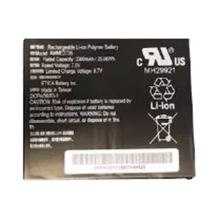 Zebra Akkumulátor, Kizárólag Windows, ET51, ET56, 3300 mAh, 7,6 V, 25,1 Wh
