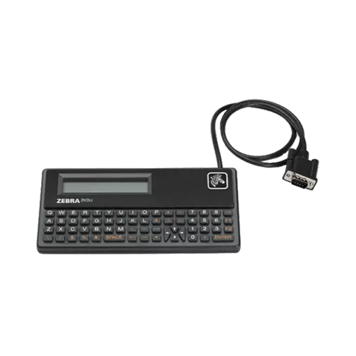 Zebra Kdu Plusz Billentyűzet, Kijelzővel (62 Gombos, Qwerty, RS232 Interfész, Epl/Zpl)